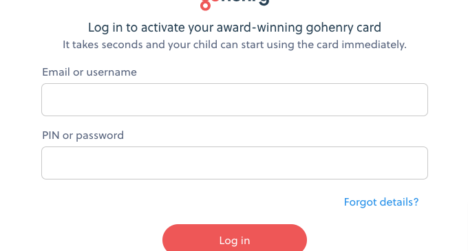 Activate GoHenry Debit Card