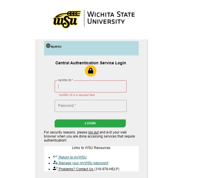 myWSU Login Steps