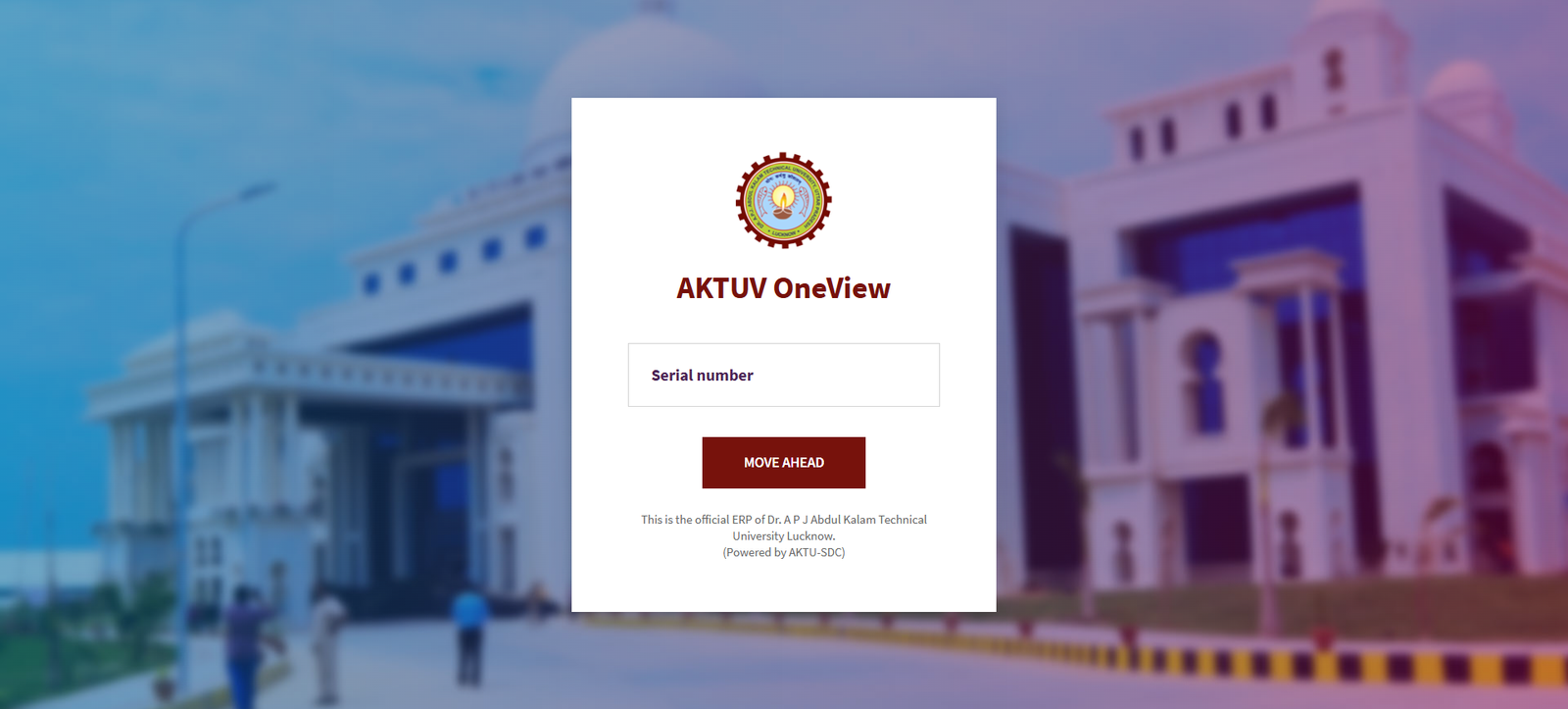 AKTU Oneview login Portal