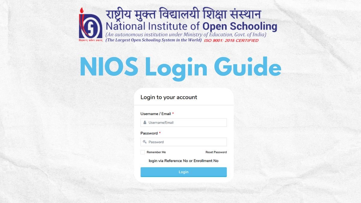 NIOS Login Guide